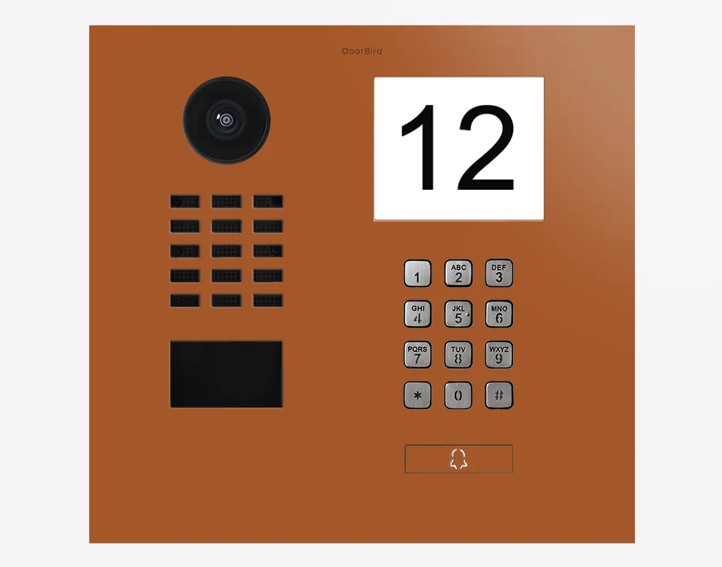 DoorBird IP Intercom Video Door Station D2101IKH with Keypad - Flush backbox and Surface backbox available separately