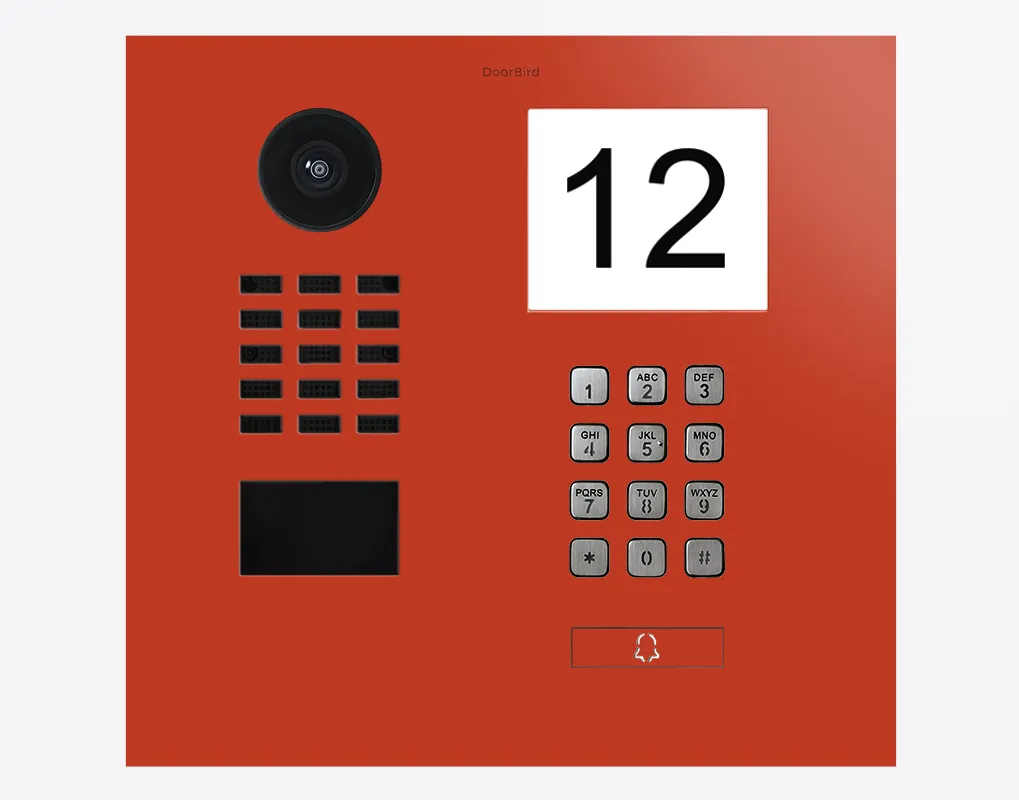 DoorBird IP Intercom Video Door Station D2101IKH with Keypad - Flush backbox and Surface backbox available separately