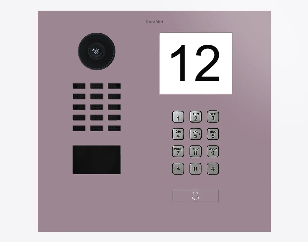 DoorBird IP Intercom Video Door Station D2101IKH with Keypad - Flush backbox and Surface backbox available separately