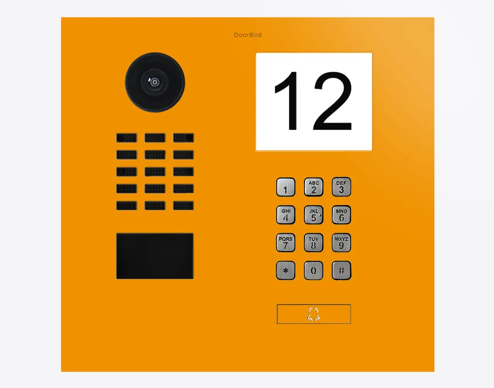 DoorBird IP Intercom Video Door Station D2101IKH with Keypad - Flush backbox and Surface backbox available separately