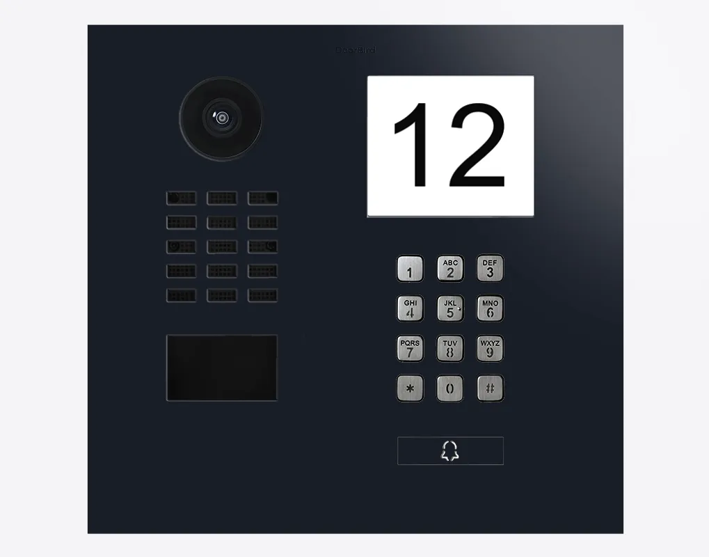 DoorBird IP Intercom Video Door Station D2101IKH with Keypad - Flush backbox and Surface backbox available separately