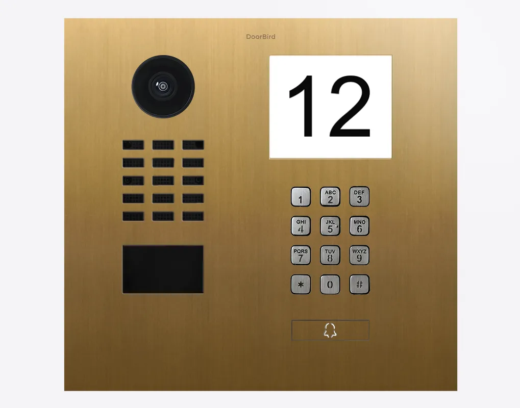 DoorBird IP Intercom Video Door Station D2101IKH with Keypad - Flush backbox and Surface backbox available separately