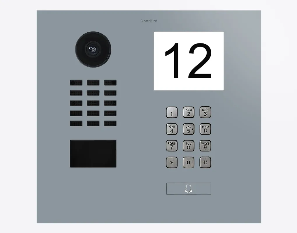 DoorBird IP Intercom Video Door Station D2101IKH with Keypad - Flush backbox and Surface backbox available separately