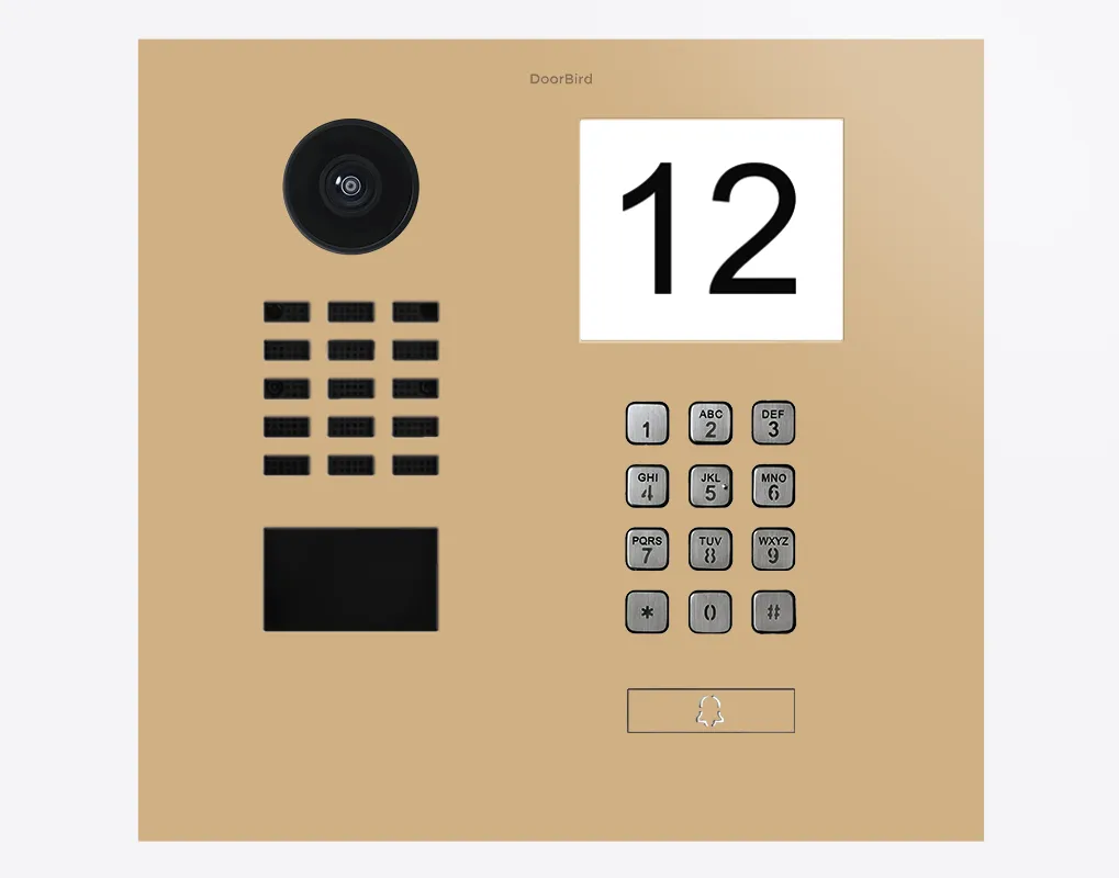 DoorBird IP Intercom Video Door Station D2101IKH with Keypad - Flush backbox and Surface backbox available separately