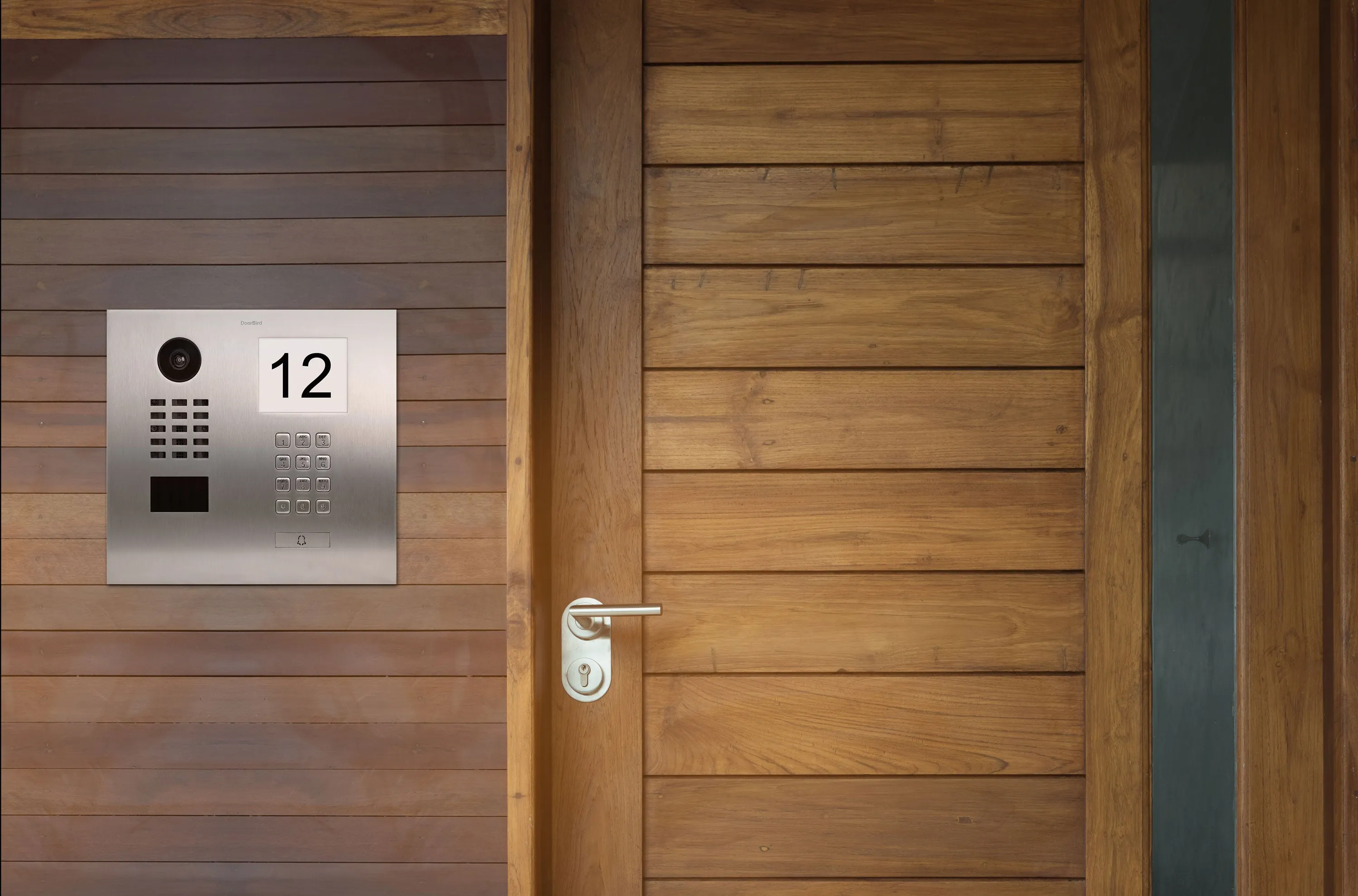 DoorBird IP Intercom Video Door Station D2101IKH with Keypad - Flush backbox and Surface backbox available separately