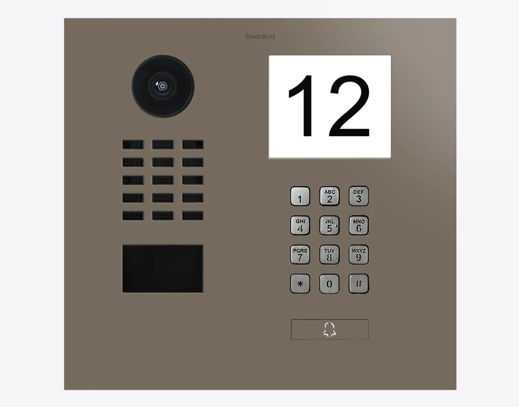 DoorBird IP Intercom Video Door Station D2101IKH with Keypad - Flush backbox and Surface backbox available separately