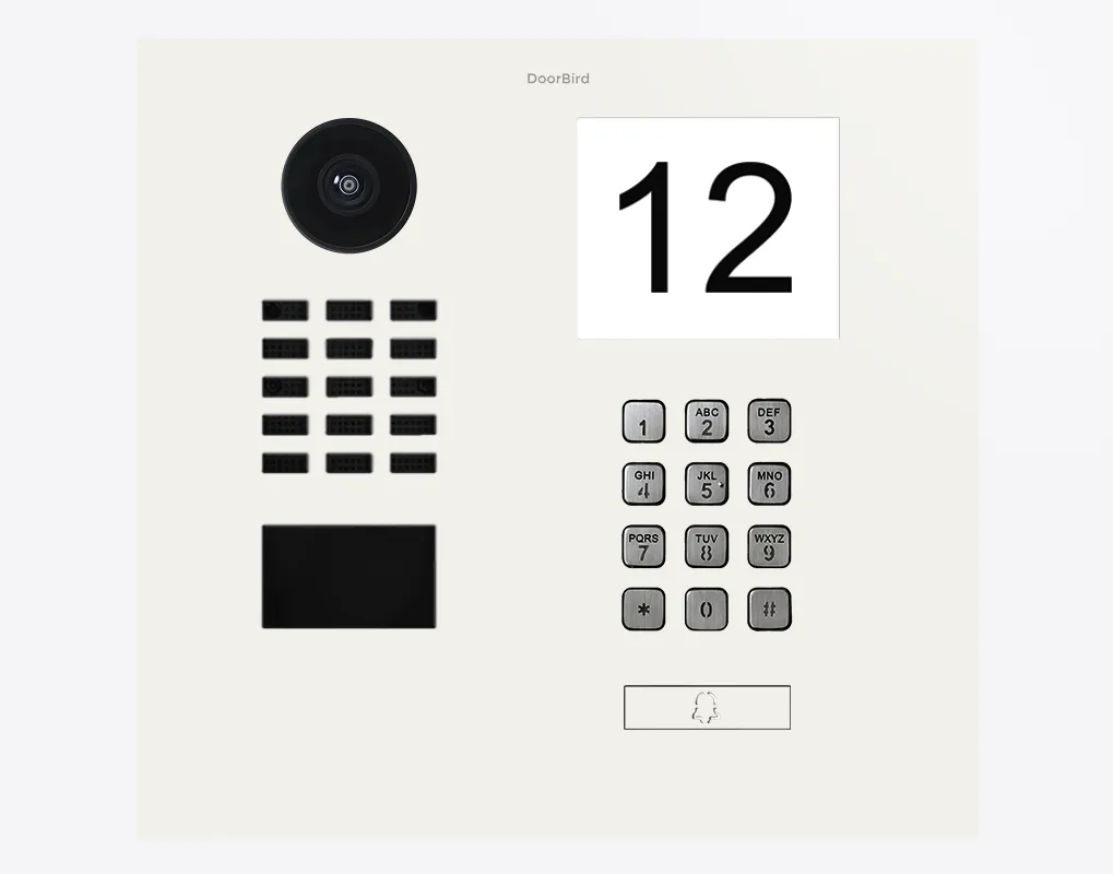 DoorBird IP Intercom Video Door Station D2101IKH with Keypad - Flush backbox and Surface backbox available separately