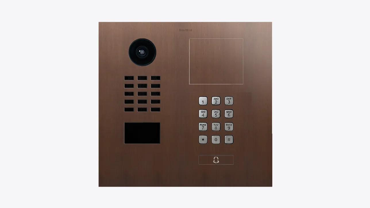 DoorBird IP Intercom Video Door Station D2101KH with Keypad - Flush backbox and Surface backbox available separately