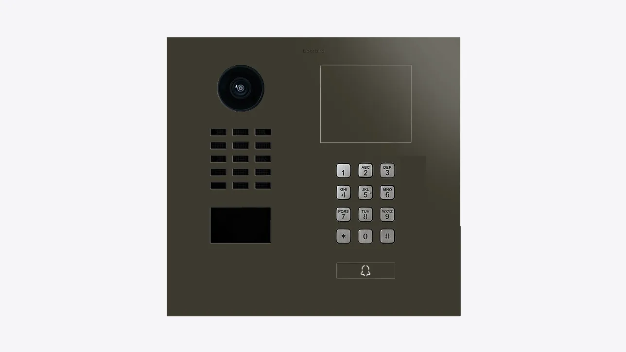 DoorBird IP Intercom Video Door Station D2101KH with Keypad - Flush backbox and Surface backbox available separately