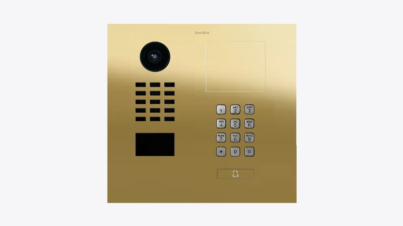 DoorBird IP Intercom Video Door Station D2101KH with Keypad - Flush backbox and Surface backbox available separately