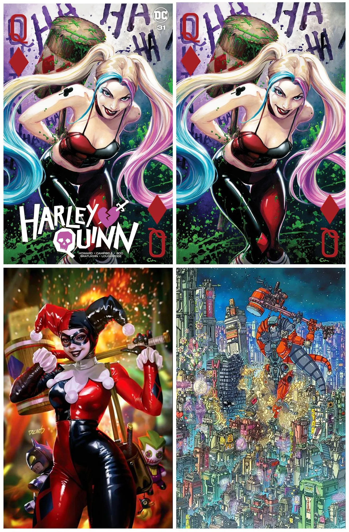 HARLEY QUINN 31 CLAYTON CRAIN VARIANT
