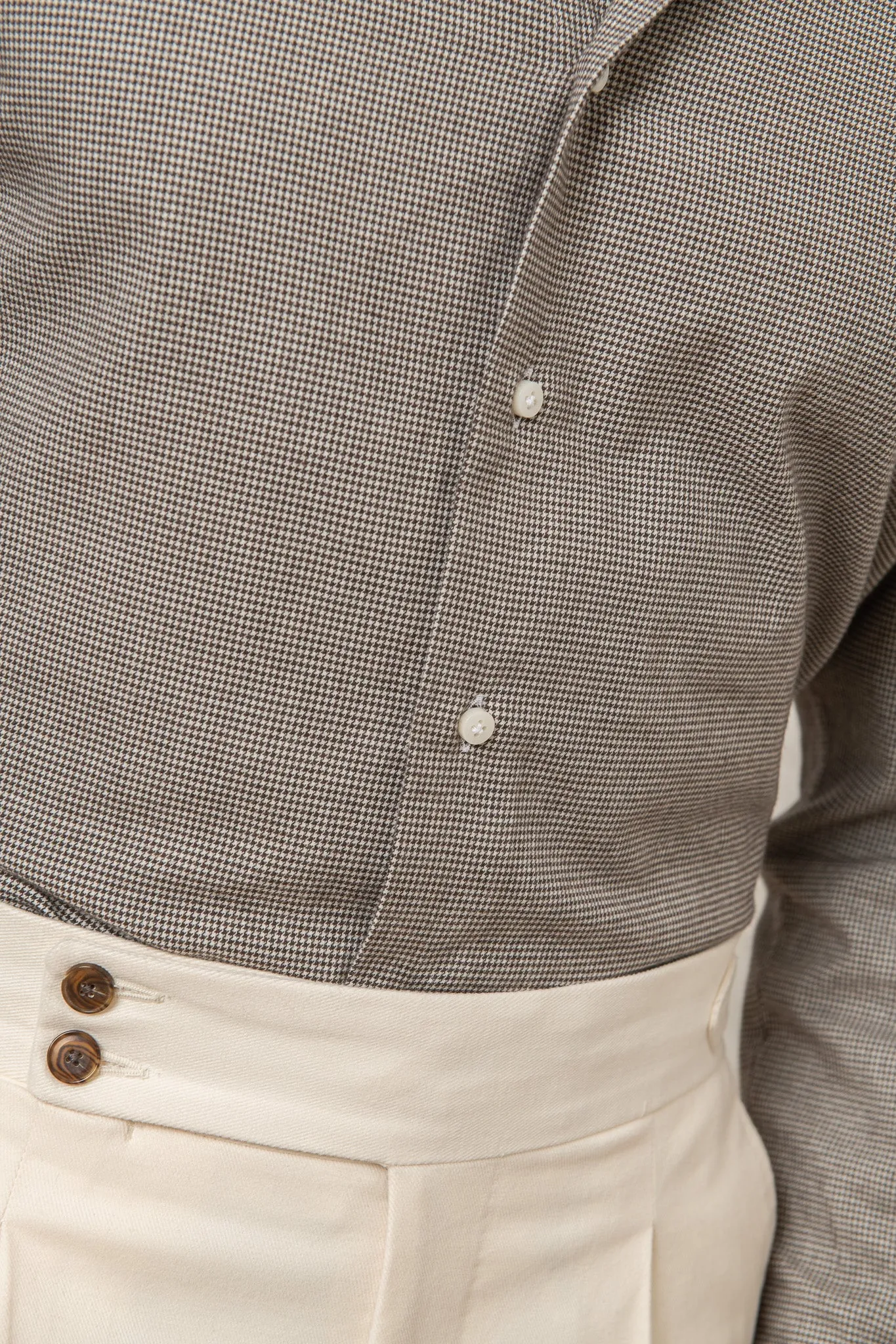 Houndstooth shirt - Made in Italy