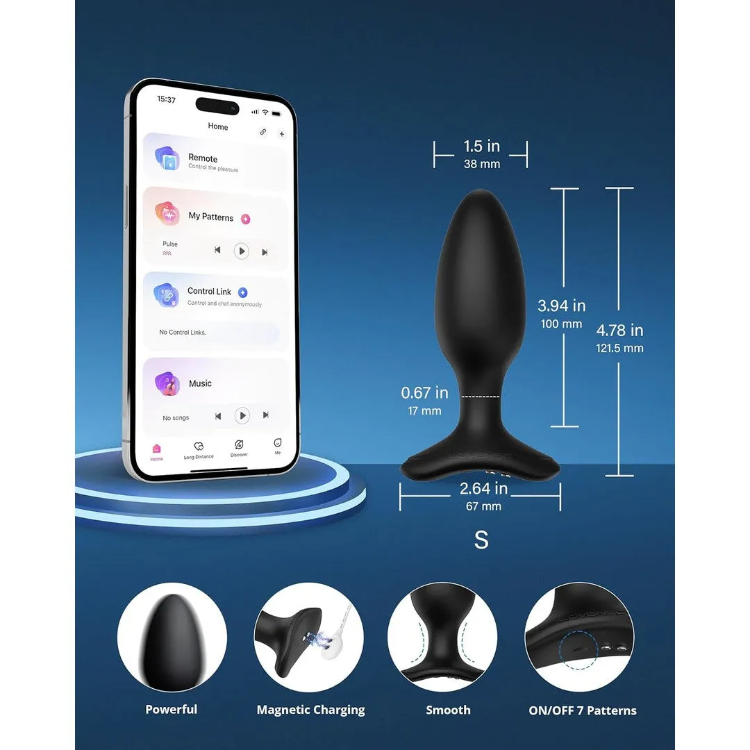 Lovense Hush 2 Vibrating Butt Plug - Small