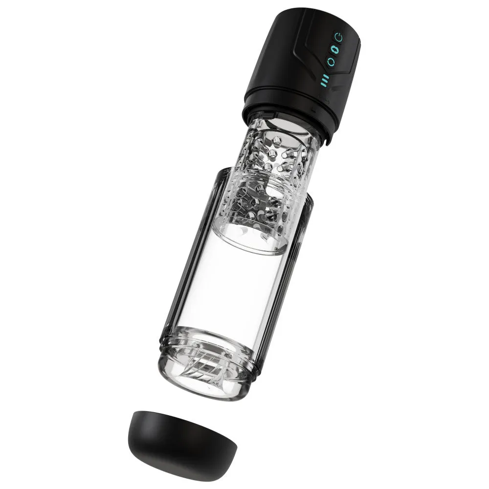 M For Men By Blush® | Whirlwind Pro – Rotating & Sucking Automatic Male Masturbator With Auto Suction Technology – Black