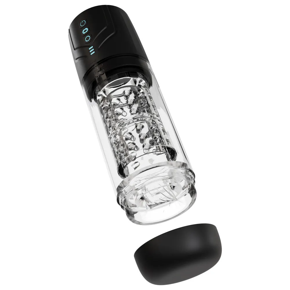 M For Men By Blush® | Whirlwind Pro – Rotating & Sucking Automatic Male Masturbator With Auto Suction Technology – Black