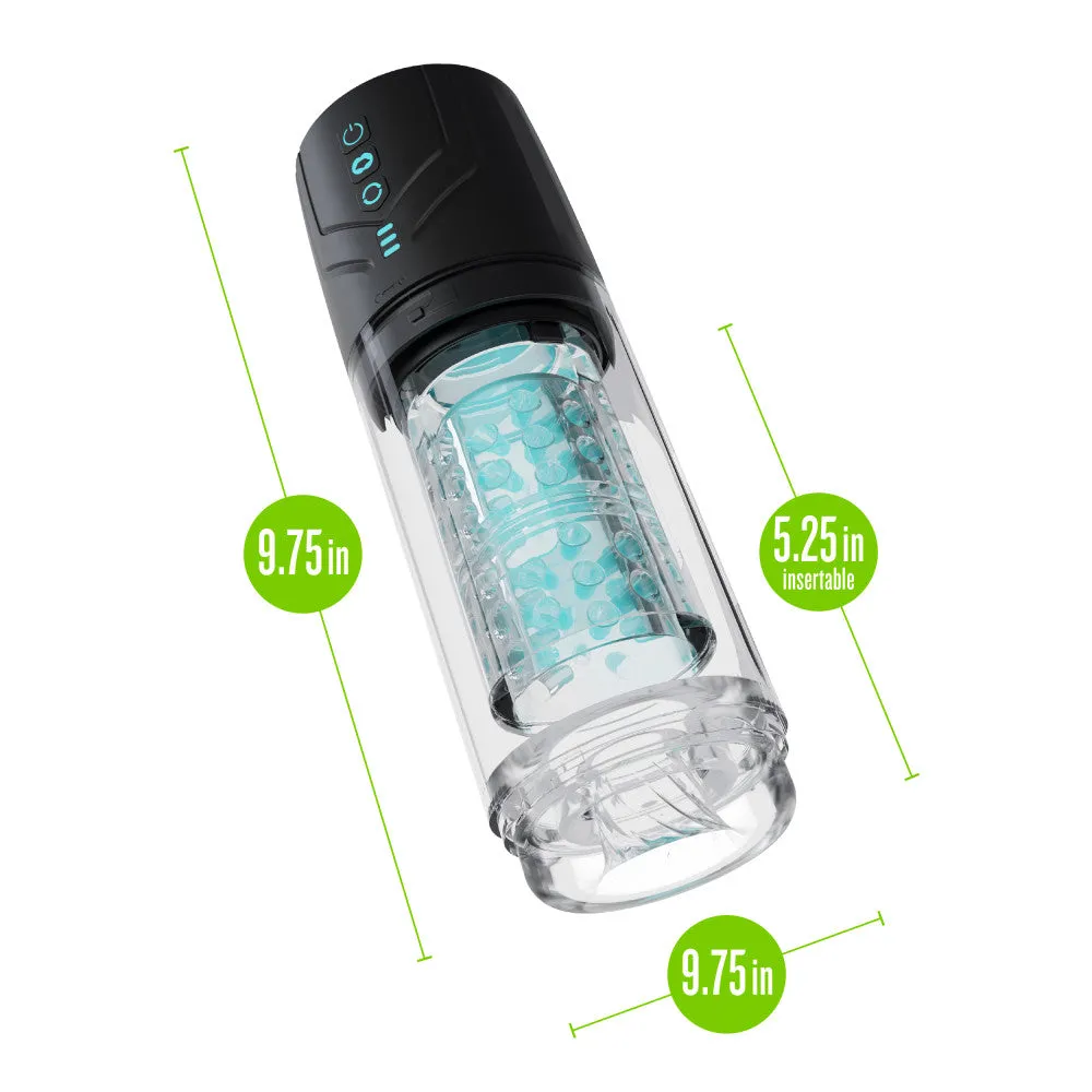M For Men By Blush® | Whirlwind Pro – Rotating & Sucking Automatic Male Masturbator With Auto Suction Technology – Black