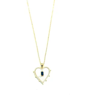 Mikayla Mother Of Pearl Heart
