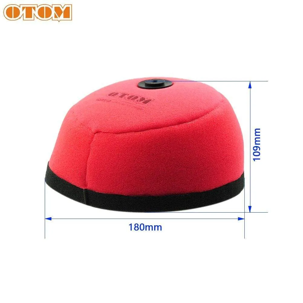 Motorcycle Air Filter Intake Cleaner Dual Foam For SUZUKI RM125 250 RMZ250 RMZ450 Off Road Motorcross Air Filters Cartridge