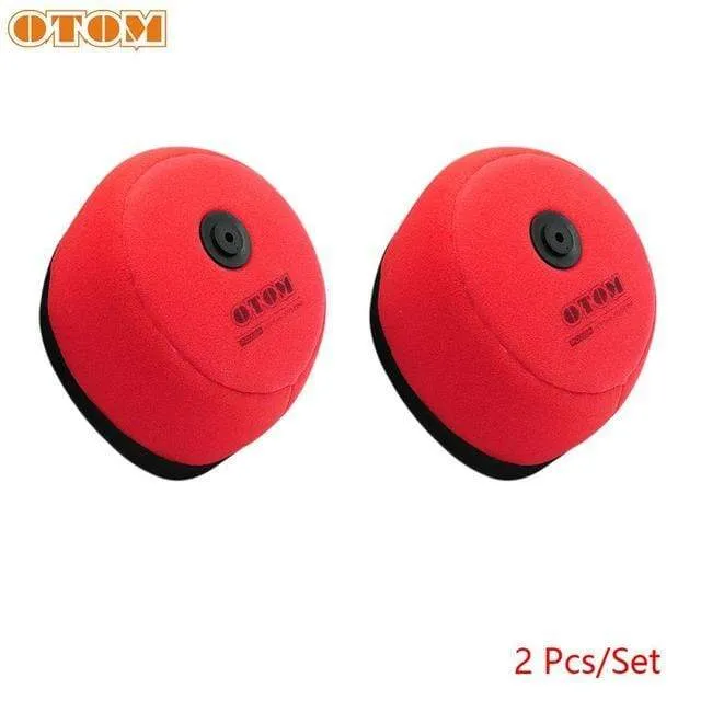 Motorcycle Air Filter Intake Cleaner Dual Foam For SUZUKI RM125 250 RMZ250 RMZ450 Off Road Motorcross Air Filters Cartridge