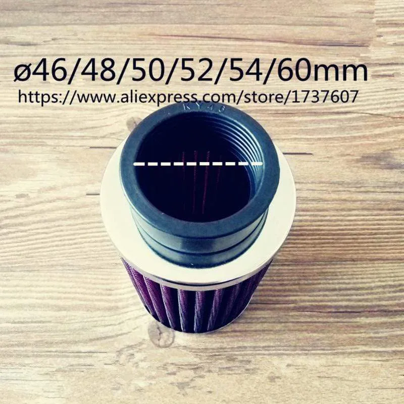 Motorcycle Air Filter SR400 H-ONDA CB550 CB750 Kawasaki KZ650 Zephyr 750 Air Filters & Systems 46MM 48MM 50MM 52MM 54MM 60MM