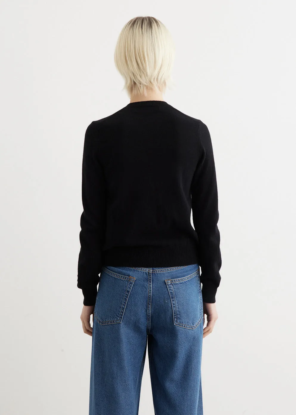 N087 Pixel Robot Cardigan
