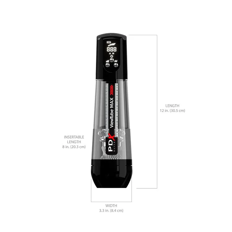 PDX Elite ViewTube Max View Suction Stroker