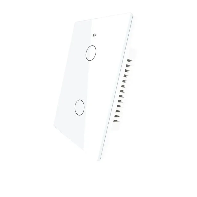 Smart Glass Panel Switch Smart Life/Tuya App Multi-Control Association, Voice Control with Alexa,Google Home,1/2/3 Gang