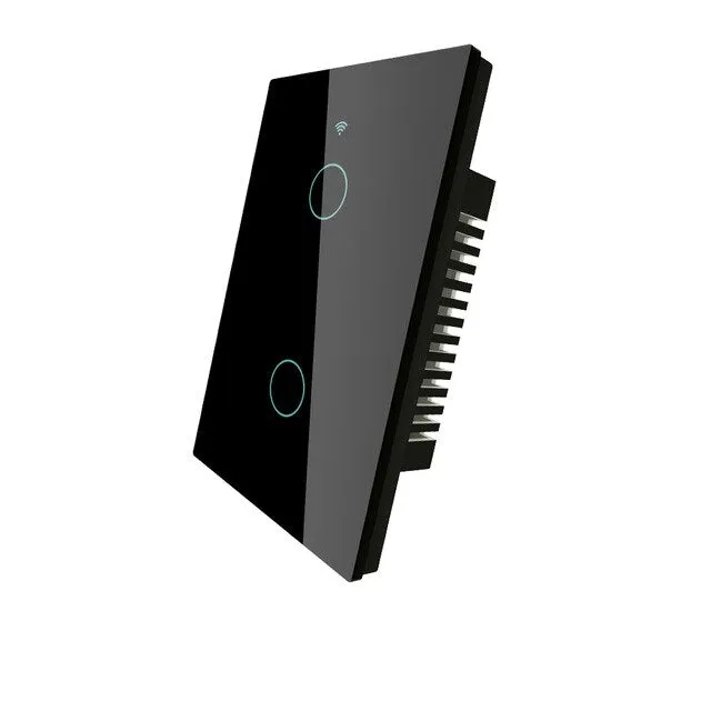 Smart Glass Panel Switch Smart Life/Tuya App Multi-Control Association, Voice Control with Alexa,Google Home,1/2/3 Gang