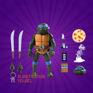 Teenage Mutant Ninja Turtles: VHS: Leonardo: Ultimate 7 Inch Figure